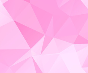 Pink Abstract Color Polygon Background Design, Abstract Geometric Origami Style With Gradient