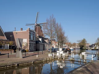 Foto auf Leinwand Windmill de Vlijt, Drenthe Province, The Netherlands © Holland-PhotostockNL