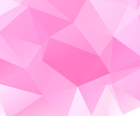 Obraz premium Pink Abstract Color Polygon Background Design, Abstract Geometric Origami Style With Gradient