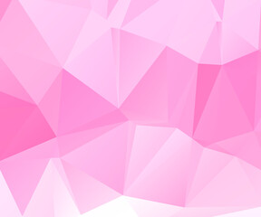 Obraz premium Pink Abstract Color Polygon Background Design, Abstract Geometric Origami Style With Gradient