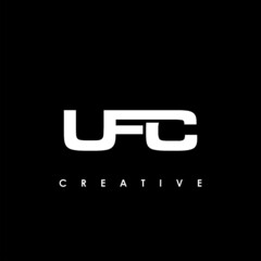 UFC Letter Initial Logo Design Template Vector Illustration