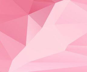 Fototapeta premium Pink Abstract Color Polygon Background Design, Abstract Geometric Origami Style With Gradient