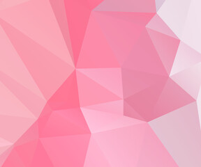 Pink Abstract Color Polygon Background Design, Abstract Geometric Origami Style With Gradient