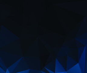 Fototapeta premium Blue Abstract Color Polygon Background Design, Abstract Geometric Origami Style With Gradient