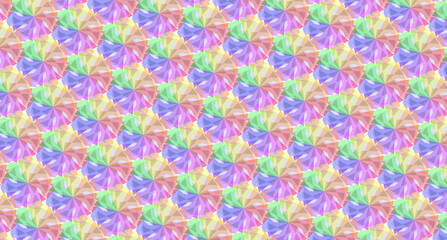 Repetitive abstract geometric rainbow pattern-7d2a1