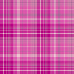 Seamless pattern in pink and purple colors for plaid, fabric, textile, clothes, tablecloth and other things. Vector image.