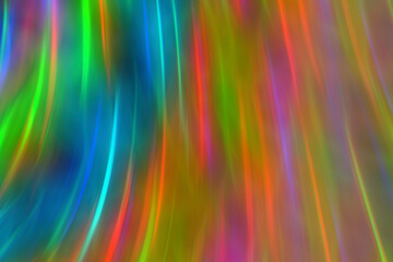 Fototapeta premium Abstract neon background with rainbow highlights of light