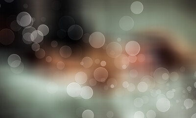 abstract background with bokeh