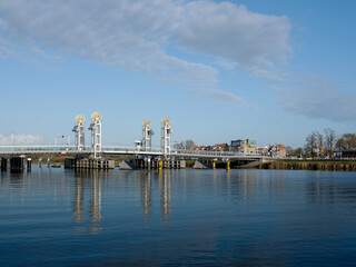 Fototapeta premium Stadsbrug, Kampen, Overijssel Province, The Netherlands