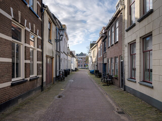 Buiten Nieuwstraat in Kampen, Overijssel Province, The Netherlands - obrazy, fototapety, plakaty