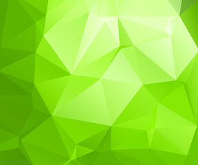 Obraz na płótnie Canvas Green Abstract Color Polygon Background Design, Abstract Geometric Origami Style With Gradient