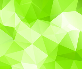 Fototapeta na wymiar Green Abstract Color Polygon Background Design, Abstract Geometric Origami Style With Gradient
