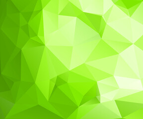 Fototapeta na wymiar Green Abstract Color Polygon Background Design, Abstract Geometric Origami Style With Gradient