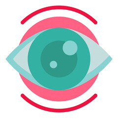 eye flat icon