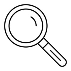 Vector Zoom Tool Outline Icon Design
