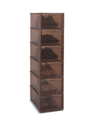 shoe storage organization isolated on white background