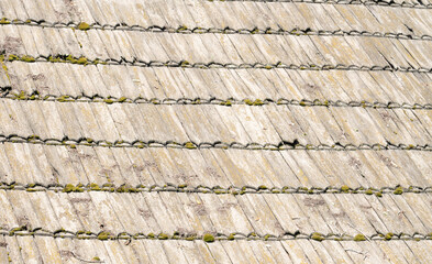 roof of the house wooden texture