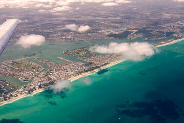 Aerial View of Miami Beach