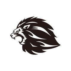 Lion Head Logo Vector Mascot