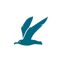 Seagull icon design illustration