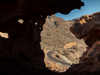 Tenerife, Teide volcano, mountain, Teide national park. Forests and mountains above the clouds.