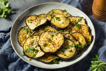 Healthy Organic Roasted Eggplant