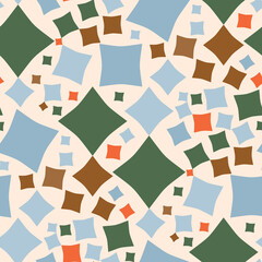 Seamless pattern with a simple abstract drawing