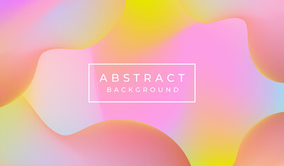 Abstract colorful geometric background. Fluid shapes composition. Eps10 vectorillustration.
