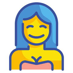 woman line icon