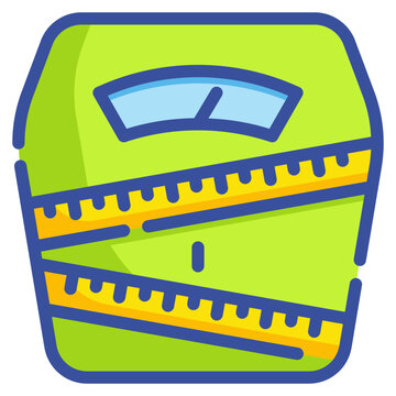 scales line icon