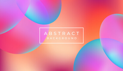 Abstract colorful geometric background. Fluid shapes composition. Eps10 vectorillustration.