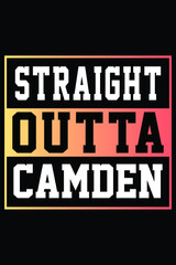 Straight Outta Camden T-shirt Design