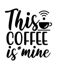coffee svg bundle ,Life Begins After Coffee SVG Cut Files, Coffee SVG, Morning Quote, Hand Lettered, Print File, Silhouette, Cricut,Digital File,Commercial Use,