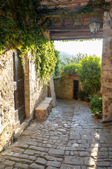 wunderschöne altstadt in der Toskana mit tollen kleinen gassen und mauern