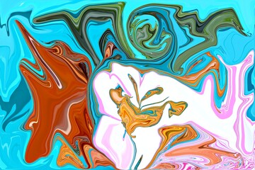 Fototapeta premium background with splashes