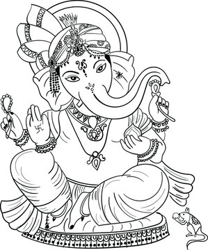 Lord Ganesh Drawings for Sale - Fine Art America