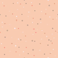 Abstract geometrical background. Textured wallpaper. Website, blog, presentation, fabric or advertising background. Seamless vector pattern