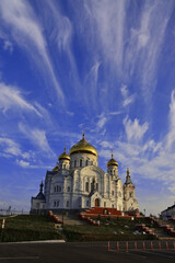Fototapeta na wymiar Nicholas Church of St. Nicholas (Belogorsky) Monastery