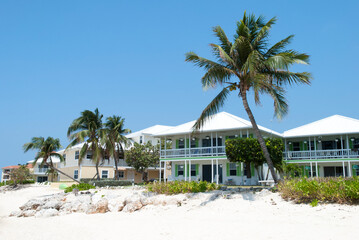 Fototapeta na wymiar Grand Cayman Island Beach Houses