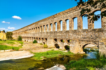 San Lazaro aqueduct in Merida, Spain