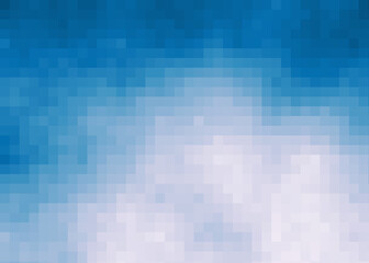 Naklejka na ściany i meble Dimond Square Cloud Abstract Computational Generative Art background illustration