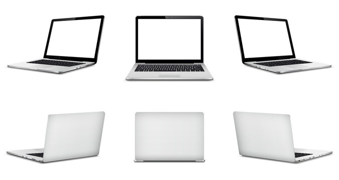 Laptop mock up set