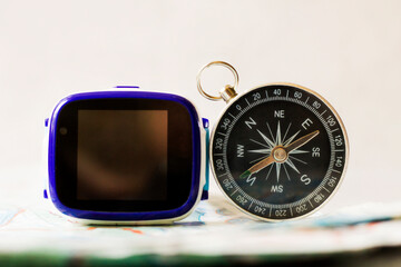 Smart watch and compass so close