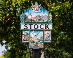 Village of Stock in Essex, UK