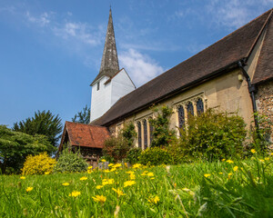 All Saints Church in Stock, Essex, UK