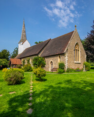 Fototapeta na wymiar All Saints Church in Stock, Essex, UK
