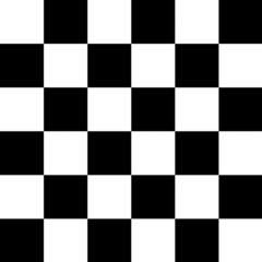 Black and white chess board pattern design