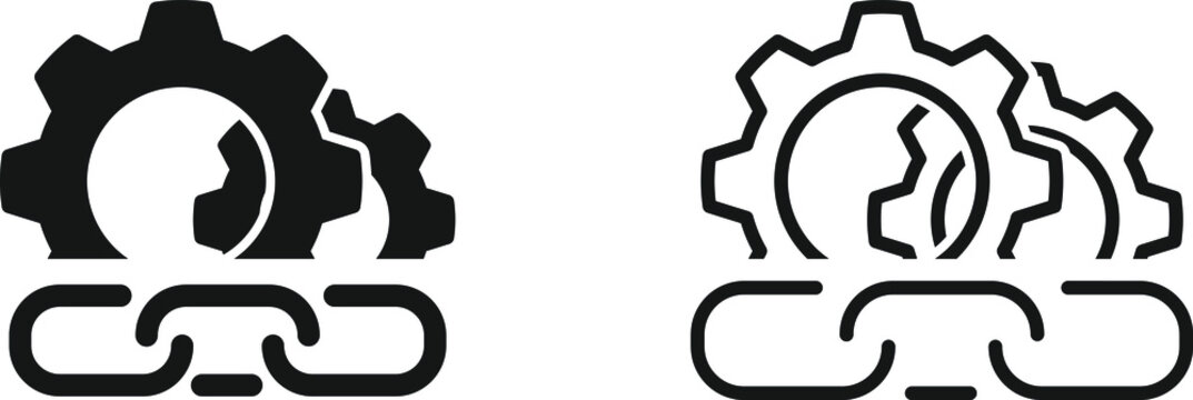 Supply chain icon , vector illustration