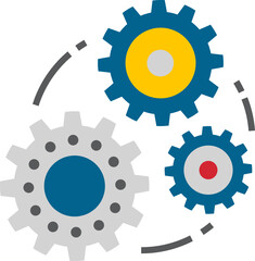 Engine icon. SEO marketing concept icon style