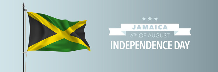 Jamaica Independence Day Greeting Card